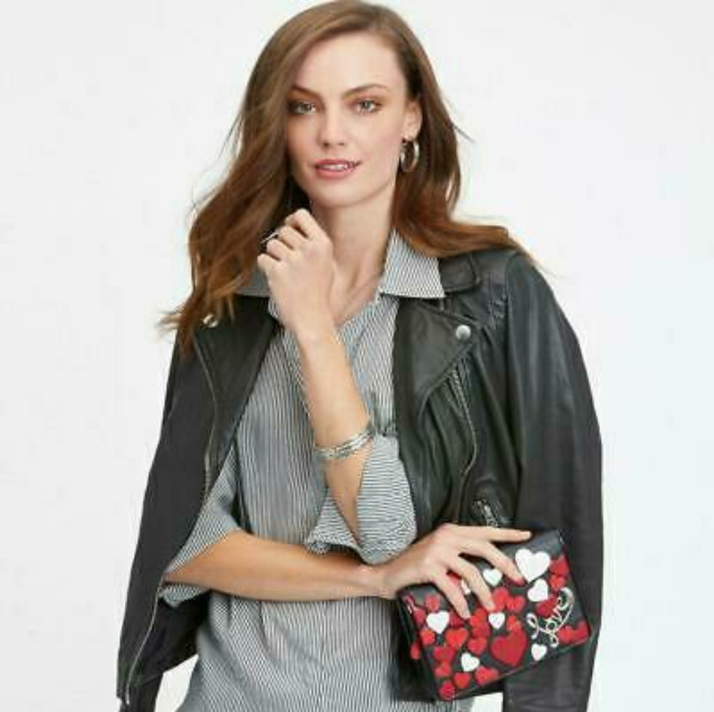 BRIGHTON Love Story Fall In Love Leather Crossbody - Picture 4 of 16